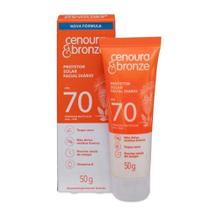 Protetor Solar Facial Diário Cenoura e Bronze FPS 70 Toque Seco 50g Protetor Solar Facial Diário Cenoura e Bronze FPS 70 Toque Seco 50g