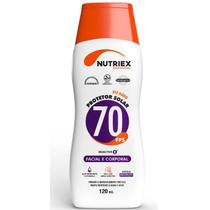 Protetor Solar Facial E Corporal 120Ml Fps 70 - Nutriex