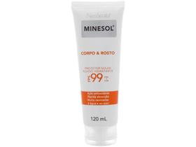 Protetor Solar Facial e Corporal Minesol FPS 99 - Corpo & Rosto 120ml