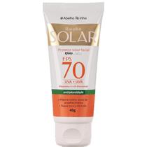 Protetor Solar Facial Efeito Matte Antioleosidade FPS70 40g Abelha Rainha