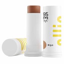 Protetor Solar Facial em Bastão Com Cor Ollie FPS 95