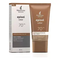 Protetor Solar Facial Episol Color FPS70 Pele Morena 40g Protetor Solar Facial Episol Color FPS70 Pele Morena 40g