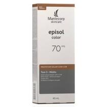 Protetor Solar Facial Episol Color FPS70 Pele Morena 40g
