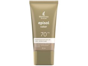 Protetor Solar Facial Episol Color Fps70 Tom 1 Extra Claro 40ml Protetor Solar Facial Episol Color Fps70 Tom 1 Extra Claro 40ml