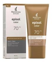Protetor Solar Facial Episol Color Tom 2 Claro FPS70 40mL