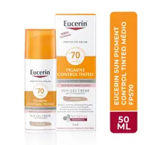 Protetor Solar Facial Eucerin Pigment Control Cor Média Fps70 50ml
