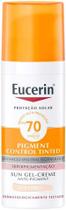 Protetor Solar Facial Eucerin Sun Pigment Control Tinted Claro FPS70 50ml