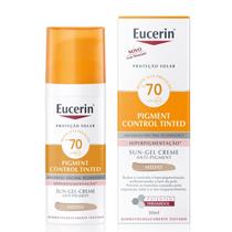 Protetor Solar Facial Eucerin Sun Pigment Control Tinted Médio FPS70 50ml