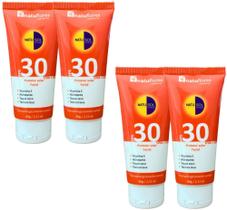 PROTETOR SOLAR FACIAL FPS 30 NATUSOL 60g NATUFLORES Kit 4un PROTETOR SOLAR FACIAL FPS 30 NATUSOL 60g NATUFLORES Kit 4un