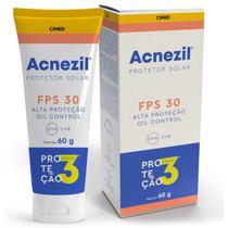 Protetor Solar Facial Fps 30 Reduz Oleosdade 60g Acnezil