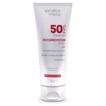 Protetor Solar Facial FPS 50 Fotoprotetor Extratos 50g Protetor Solar Facial FPS 50 Fotoprotetor Extratos 50g