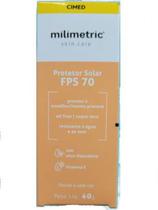 Protetor Solar Facial FPS 70 Milimetric Sem Cor 40g Cimed Filtro Protecao Alta Oil Free Toque