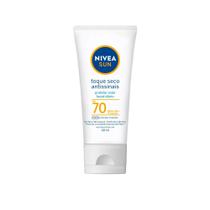 Protetor Solar Facial FPS 70 Nivea Sun Toque Seco Antissinais 40ml Protetor Solar Facial FPS 70 Nivea Sun Toque Seco Antissinais 40ml