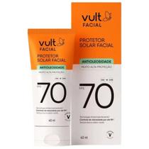Protetor Solar Facial FPS 70 Vult 40ml