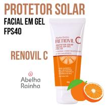 Protetor Solar Facial Fps40 - Renovil - Abelha Rainha
