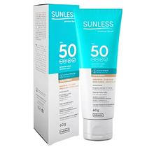 Protetor Solar Facial Fps50 Sunless 60g Toq. Seco Bege Claro