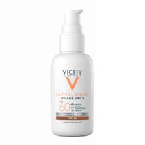 Protetor Solar Facial FPS60 com Cor 5.0 UV-Age Daily - 40g - Vichy