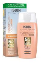 Protetor solar facial Fusion Water cor media FPS 50 50ml - Isdin