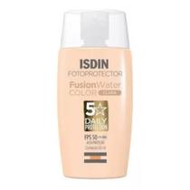 Protetor Solar Facial Fusion Water Isdin Cor Clara FPS50