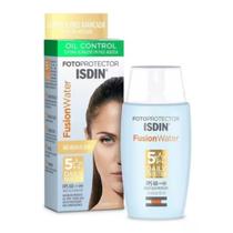 Protetor Solar Facial Fusion Water Sem Cor Isdin FPS 60 50ml