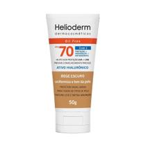 Protetor Solar Facial Helioderm Bege Escuro FPS70 50g Protetor Solar Facial Helioderm Bege Escuro FPS70 50g