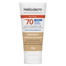 Protetor Solar Facial Helioderm Fps70 Bege Médio 50G - Kley Hertz
