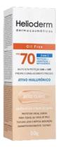Protetor Solar Facial Helioderm Oil Free 3 Em 1 Fps 70 Cor B