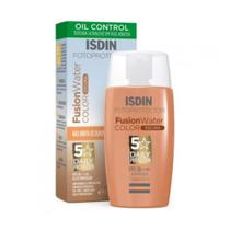 Protetor Solar Facial Isdin Fusion Water Color Cor Escura Fps 50 50Ml