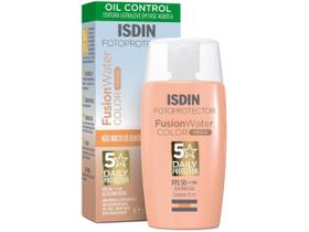 Protetor Solar Facial Isdin Fusion Water Fps50 Cor Média 50ml Protetor Solar Facial Isdin Fusion Water Fps50 Cor Média 50ml