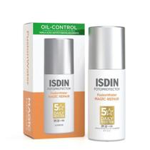 Protetor Solar Facial Isdin Fusion Water Magic Repair Oil-Control FPS 50 50ml Protetor Solar Facial Isdin Fusion Water Magic Repair Oil-Control FPS 50 50ml