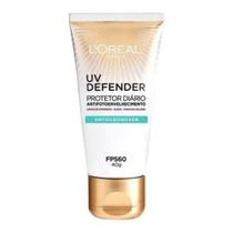 Protetor Solar Facial L'Oréal Paris UV Defender Antioleosidade FPS60 - 40g