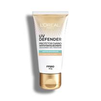 Protetor Solar Facial L'oréal Uv Defender Antioleosidade Cor Clara FPS 60 40g
