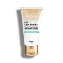 Protetor Solar Facial L'oréal Uv Defender Antioleosidade FPS 60 40g