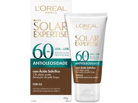 Protetor Solar Facial LOréal Paris FPS 60 com Cor - Expertise 40g - L'Oréal Paris