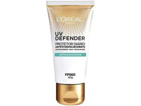 Protetor Solar Facial Loreal Paris FPS 60 - UV Defender Antioleosidade 40g