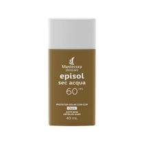 Protetor Solar Facial Mantecorp Skincare Episol Sec Acqua Toque Seco com Cor Claro FPS 60 com 40ml Protetor Solar Facial Mantecorp Skincare Episol Sec Acqua Toque Seco com Cor Claro FPS 60 com 40ml
