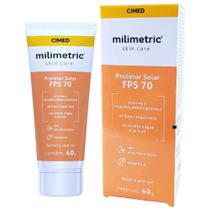 Protetor Solar Facial Milimetric Fps70 S/Cor Vitamina E 40g