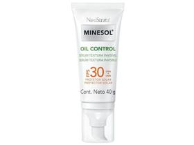 Protetor Solar Facial Minesol FPS 30 Oil Control - Sérum Textura Invisível 40g - Neostrata