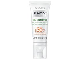 Protetor Solar Facial Minesol FPS 30 Oil Control - Sérum Textura Invisível 40g Protetor Solar Facial Minesol FPS 30 Oil Control - Sérum Textura Invisível 40g