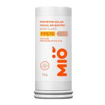 Protetor Solar Facial Mió Stick FPS 70 Cor Bege Claro 12g