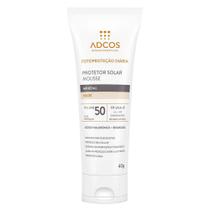 Protetor Solar Facial Mousse com Cor Adcos - Mineral FPS50