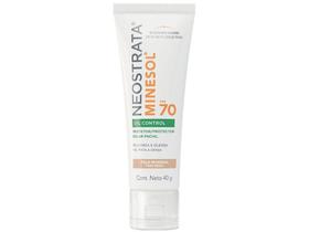 Protetor Solar Facial Neostrata FPS 70 Pele Morena - Oil Control Minesol 40g