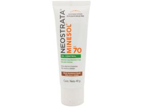 Protetor Solar Facial Neostrata FPS 70 Pele Morena - Oil Control Minesol 40g