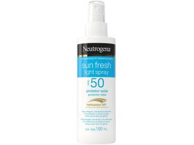 Protetor Solar Facial Neutrogena FPS 70 - Sun Fresh Light Spray 180ml