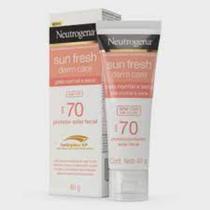 Protetor solar facial neutrogena sun fresh derm care dry skin sem cor fps 70 com 40g Neutrogena 40g