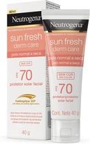 Protetor Solar Facial Neutrogena Sun Fresh Derm Care Dry Skin Sem Cor FPS70 40g
