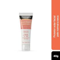 Protetor Solar Facial Neutrogena Sun Fresh Derm Care FPS 70 40g Protetor Solar Facial Neutrogena Sun Fresh Derm Care FPS 70 40g