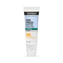 Protetor Solar Facial Neutrogena Sun Fresh Derm Care FPS 80 Oil Control Sem Cor 40ml Protetor Solar Facial Neutrogena Sun Fresh Derm Care FPS 80 Oil Control Sem Cor 40ml