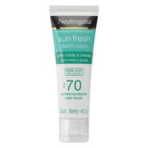 Protetor solar facial Neutrogena Sun Fresh Derm Care fps70 - Johnson Johnson