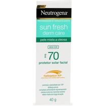 Protetor Solar Facial Neutrogena Sun Fresh Derm Care FPS70 Sem Cor 40g